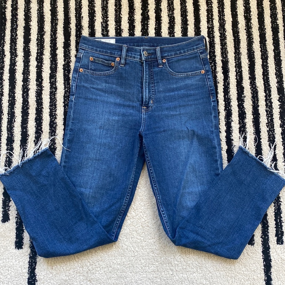 GAP Women's High Rise Jeans - Dark Blue